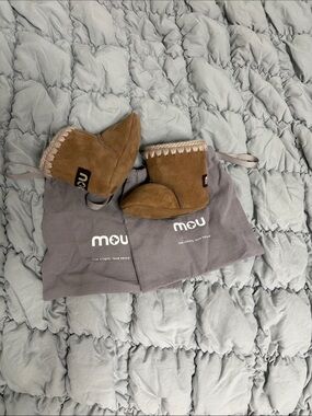 Mou Baby Suede Booties